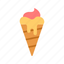 cone, desserts, icecream, sweet