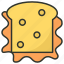 bread slice, bread toast, sandwich, snacks, toast 