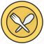 dining, fork, knife, napkin, restaurant 