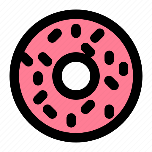 Donut, doughnut, food, junk, sweet icon - Download on Iconfinder