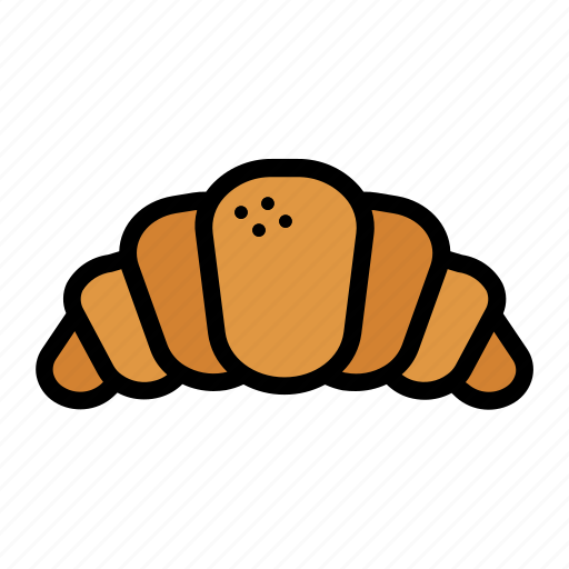 Croissant, food, bakery, bread, dessert, sweet icon - Download on Iconfinder