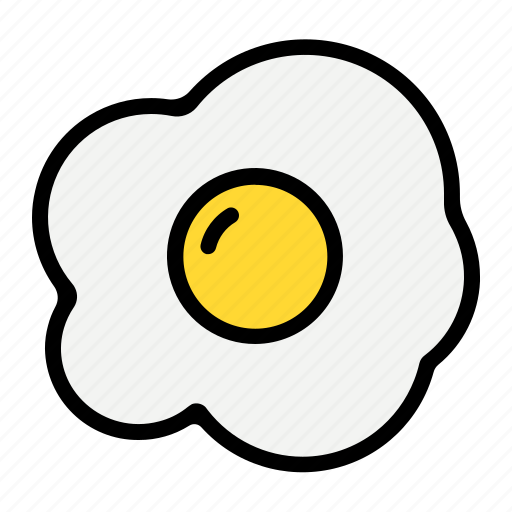 Egg, fried, food, omelette, breakfast, cooking, eggs icon - Download on Iconfinder