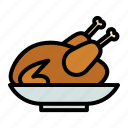 chicken, roasted, food, turkey, meat, cooking, restaurant
