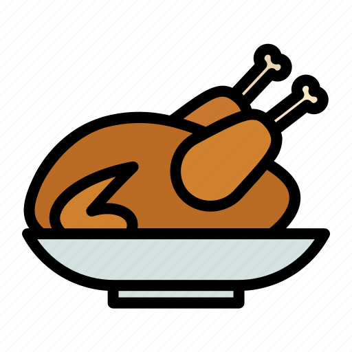 Chicken, roasted, food, turkey, meat, cooking, restaurant icon - Download on Iconfinder