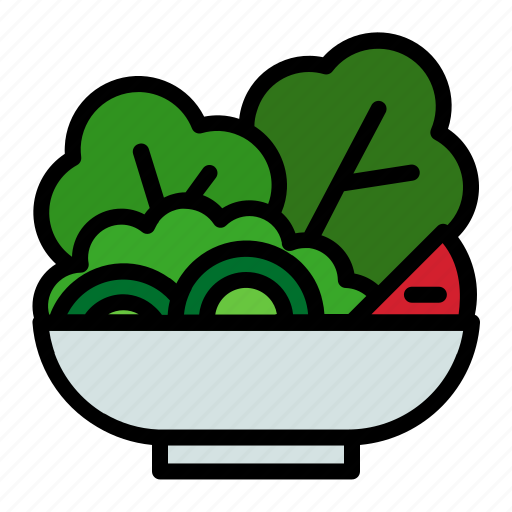Salad, food, vegetable, vegetarian, healthy, fresh icon - Download on Iconfinder