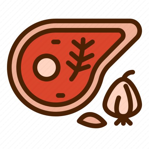 Beef, meat, slice, sliced, steak, food icon - Download on Iconfinder