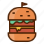 burger, cheese, cheeseburger, food, hamburger, meal, snack 
