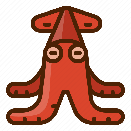 Food, seafood, squid icon - Download on Iconfinder