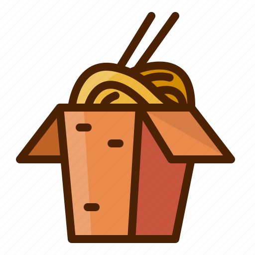 Box, chinese, fast, food, noodle, noodles icon - Download on Iconfinder