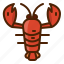 animal, lobster, prawn, shrimp 