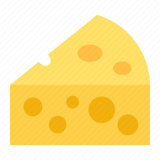 Cheese, food, butter, slice, dairy, sweet, gastronomy icon - Download on Iconfinder
