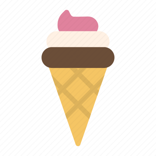 Cream, ice, food, cone, dessert, sweet, gastronomy icon - Download on Iconfinder