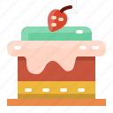 cake, celebrate, dessert, strawberry, food