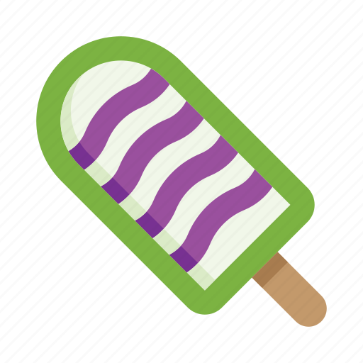 Ice, cream, dessert, waves, ice cream, sweet, straw icon - Download on Iconfinder