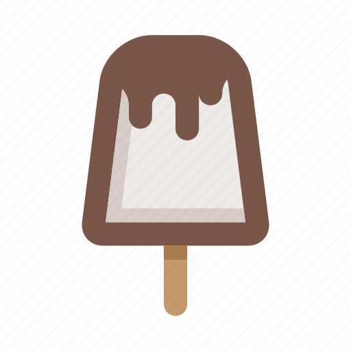 Ice, cream, dessert, sweet, tasty, eskimo, chocolate icon - Download on Iconfinder