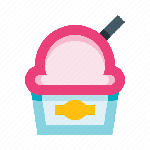 Ice, cream, dessert, sweet, tasty, ice cream, cup icon - Download on Iconfinder