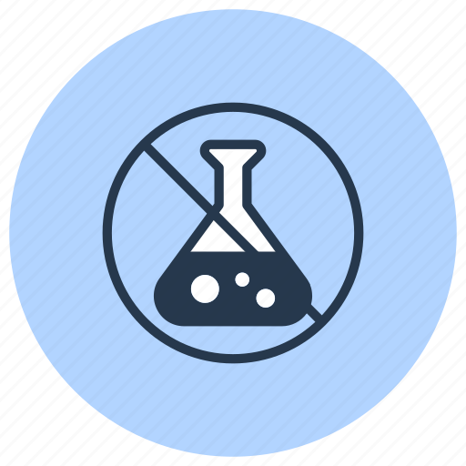 Chemicals, gmo, no, silicone, without icon - Download on Iconfinder