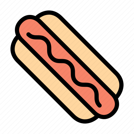 Food, meal, fast food, hot, dog, hot dog icon - Download on Iconfinder