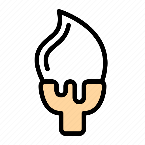 Cone, cream, ice, dessert, food icon - Download on Iconfinder