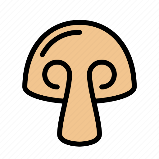 Mushroom, food, split, fungus, fungi, vegetable icon - Download on Iconfinder