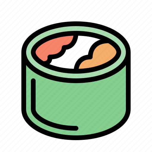 Sushi, maki, asian, japanese, food icon - Download on Iconfinder