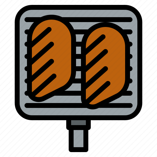 Grilled, chicken, food, menu, eating, delivery, meal icon - Download on Iconfinder