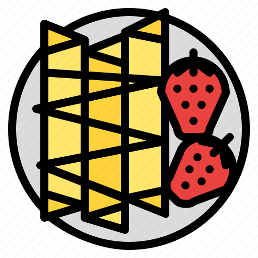 Pancake, fruit, food, menu, eating, delivery, meal icon - Download on Iconfinder