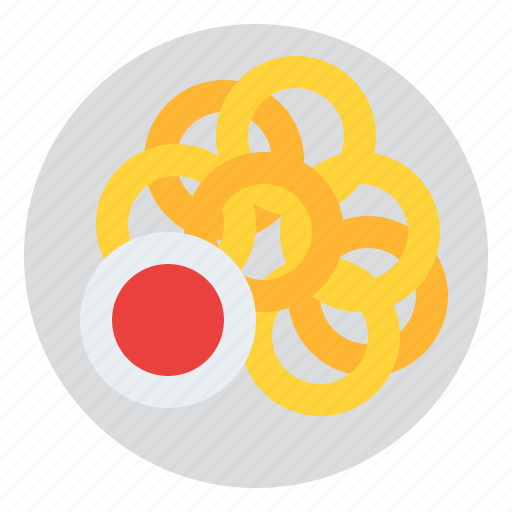 Onion, ring, food, menu, eating, delivery, meal icon - Download on Iconfinder