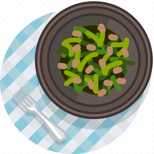 Food, gastronomy, lunch, meal, plate, tablecloth, vegetable icon - Download on Iconfinder