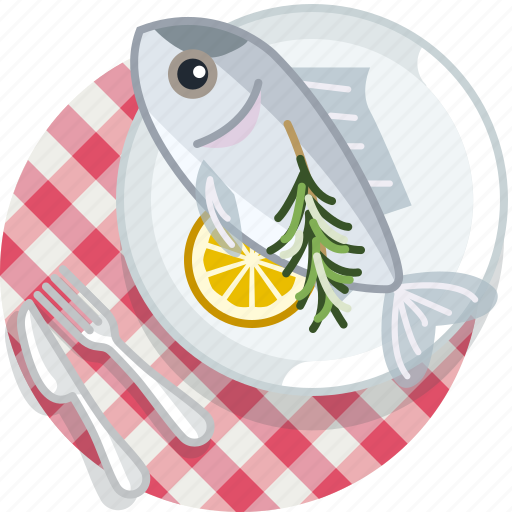 Cooking, fish, food, meal, restaurant, tablecloth, tuna icon - Download on Iconfinder