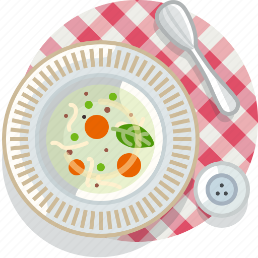 Cooking, food, meal, restaurant, soup, tablecloth, vegetable icon - Download on Iconfinder