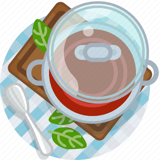 Cooking, food, meal, restaurant, soup, tablecloth, tomato icon - Download on Iconfinder