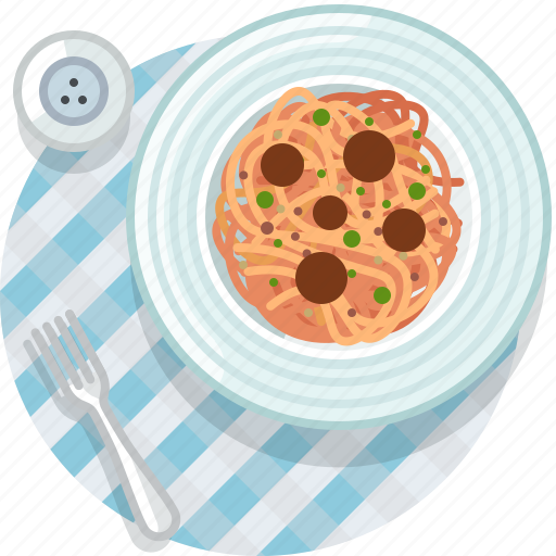 Cooking, eating, food, meal, restaurant, spaghetti, tablecloth icon - Download on Iconfinder