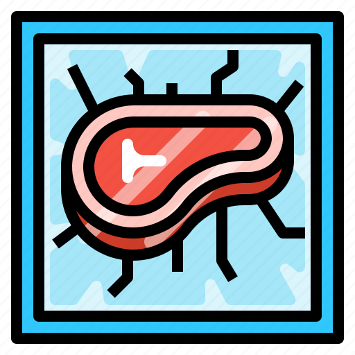 Meat, processing, vacuum, packing, frozen, food, freezing icon - Download on Iconfinder
