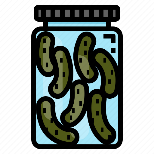 Pickling, pickle, preservation, food, cucumber, bottle, cooking icon - Download on Iconfinder