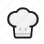 chef, cook, hat, toque, uniform, headwear, restaurant 
