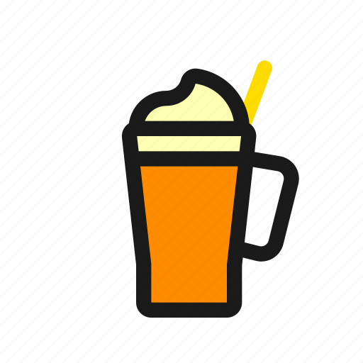 Milkshake, float, drink, beverage, ice, smoothie, frappe icon - Download on Iconfinder
