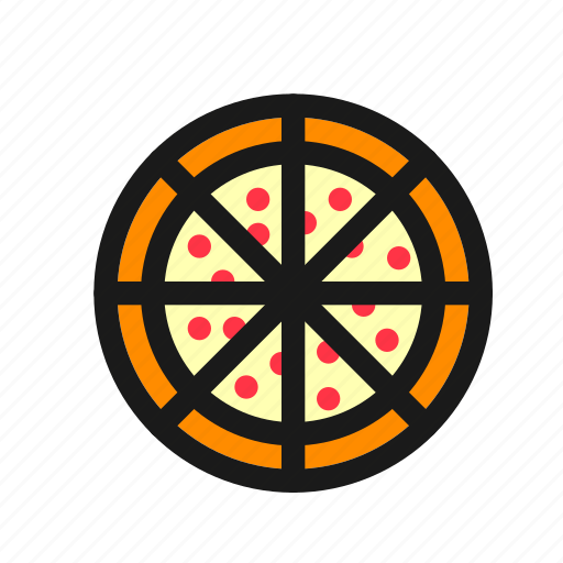 Pizza, bakery, pizzetta, neapolitan, fast, food, meal icon - Download on Iconfinder