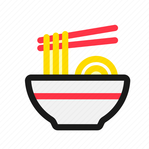 Ramen, noodle, pasta, food, diner, meal, chopsticks icon - Download on Iconfinder