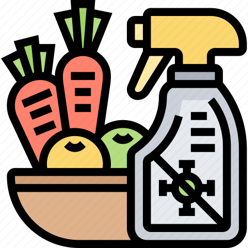 Cleaning, spray, washing, disinfection, vegetable icon - Download on Iconfinder