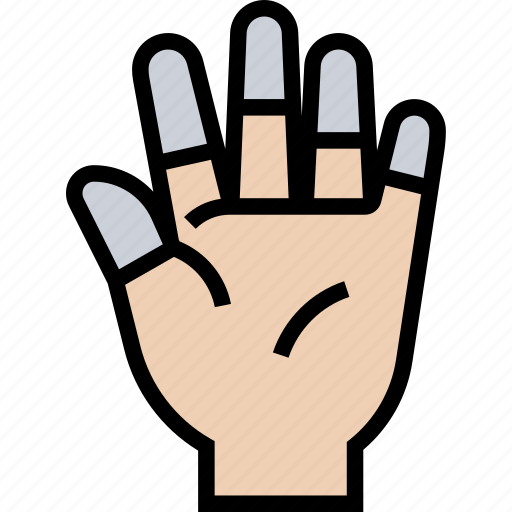 Fingers, cot, gloves, hygiene, protection icon - Download on Iconfinder
