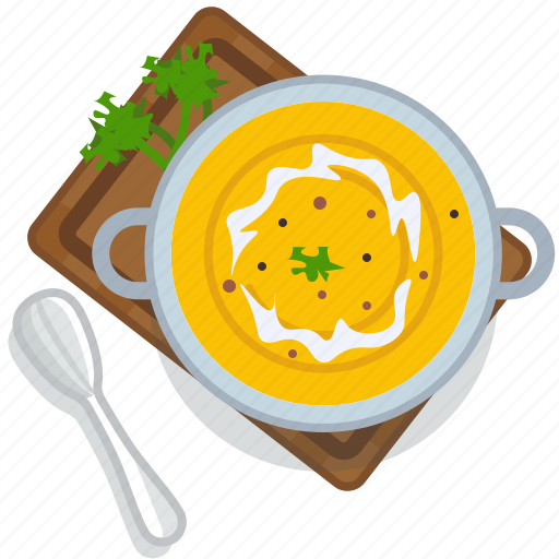 Food, gastronomy, meal, plate, pumpkin, restaurant, soup icon - Download on Iconfinder