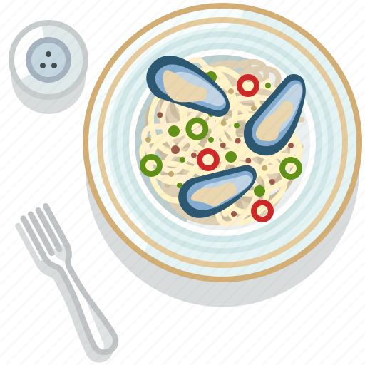 Clam, cooking, food, meal, restaurant, seafood, serving icon - Download on Iconfinder