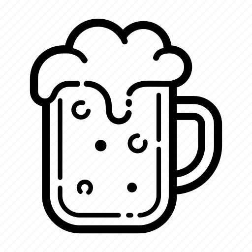 Beer, alcohol, lager, pub, glass, mug, drink icon - Download on Iconfinder