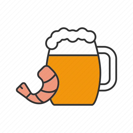 Ale, bar, beer, drink, mug, seafood, shrimp icon - Download on Iconfinder