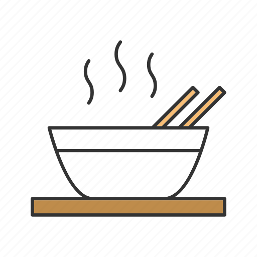 Bowl, chinese, dish, food, hot, soup, wok icon - Download on Iconfinder
