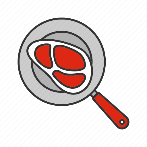 Beefsteak, cooking, fried, frying pan, frypan, meat, steak icon - Download on Iconfinder