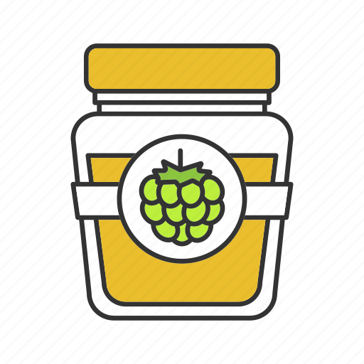 Food, glass jar, grape, grapes, jam, jelly, marmelade icon - Download on Iconfinder