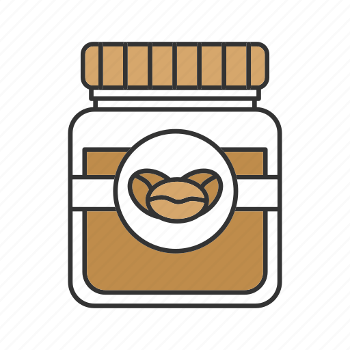 Beans, coffee, coffee beans, drink, glass jar, jar, pack icon - Download on Iconfinder