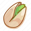 almond, food, mango, pear, pistachio, snack 